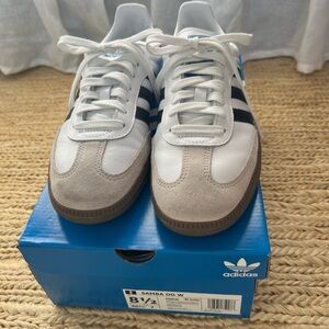 Adidas Samba OG womens Sneakers - White, Black, and Gray